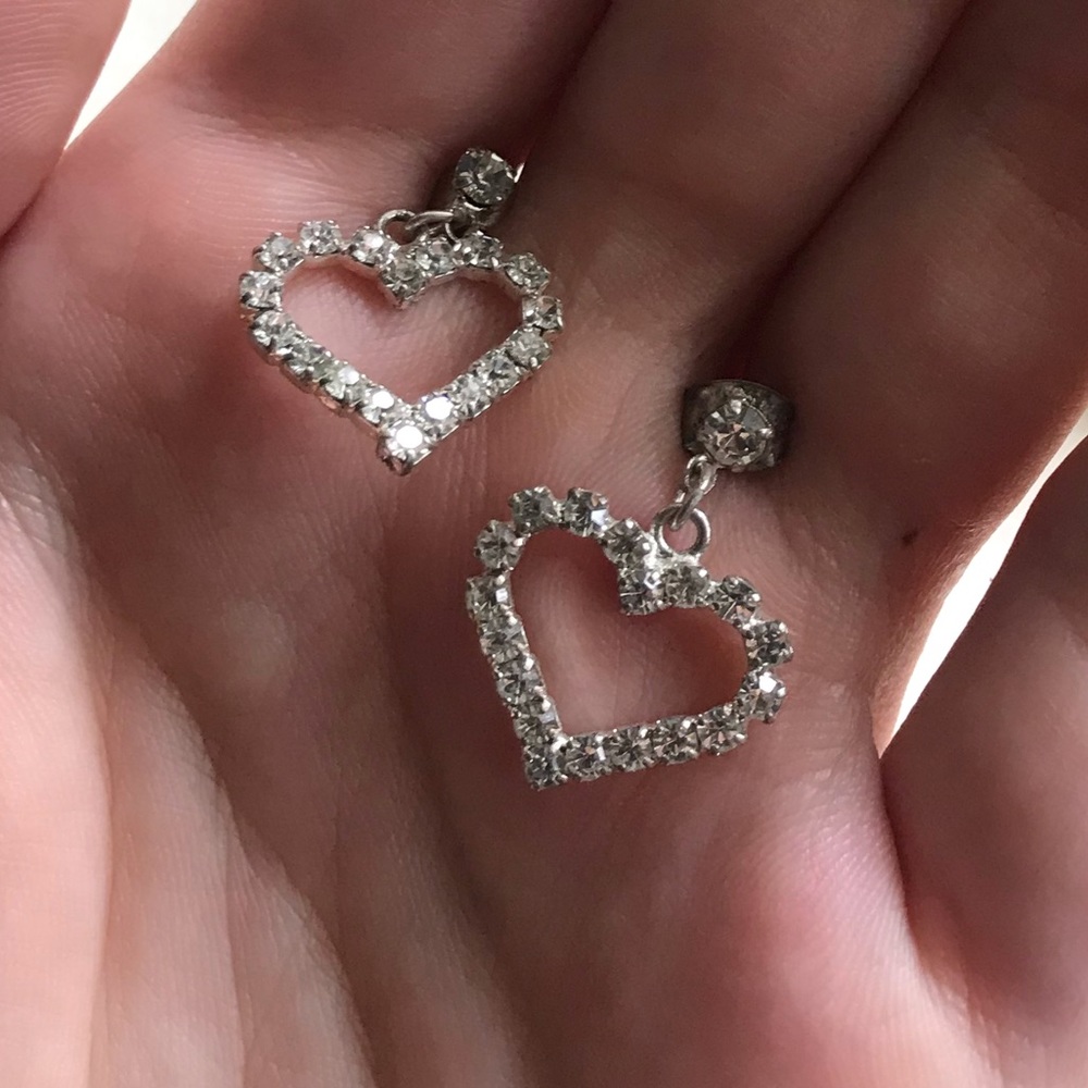 adorable heart shaped earrings